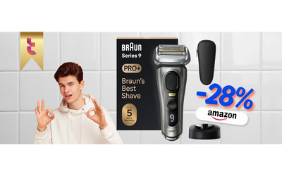 Liscio come mamma ti ha fatto con Braun Series 9 PRO, iper occasione