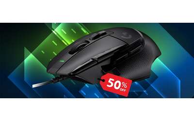 Logitech G502 X: mouse da Gaming cablato a metà prezzo su Amazon (best buy)