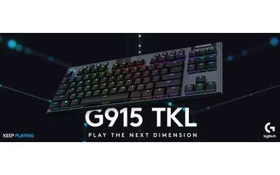 Logitech G915 LIGHTSPEED: tastiera wireless da gaming per non perdere mai