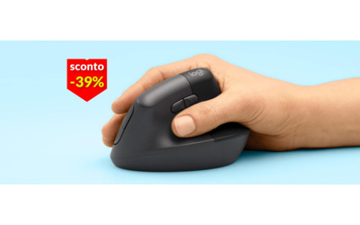 Logitech Lift a soli 49€: il mouse verticale che coccola la tua mano (-39%)