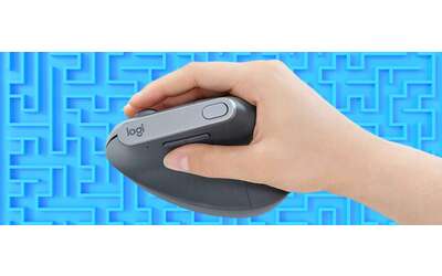 Logitech MX: mouse wireless verticale multi-dispositivo ed ergonomico (-37%)