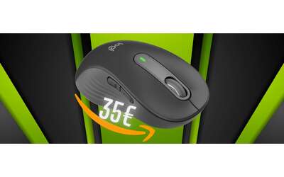 Logitech Signature M650 mouse wireless preciso ed ergonomico a soli 35