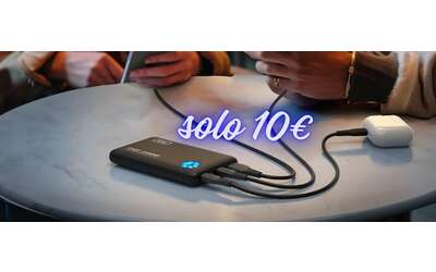 Mai più batteria scarica con il Power Bank INIU da 10000mAh (10€)