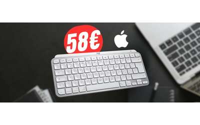 Meglio della Magic Keyboard ma a 58€: la tastiera Logitech dei sogni è scontatissima!