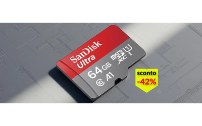 MicroSD SanDisk 64GB: la porti a casa con appena 10€, ultime scorte