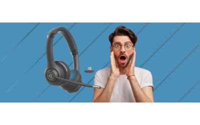 Migliora le tue call con le cuffie JLAB Go Work con connessione multipunto, oggi con 20% di sconto