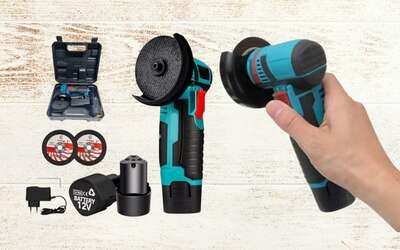 Mini flex con due batterie, accessori e custodia: prezzo PAZZESCO (27€)
