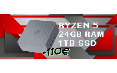 Mini PC Beelink con Ryzen 5 e SSD da 1TB a un prezzo da non credere