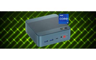 Mini PC con Intel Core i9, 32GB di RAM, SSD da 1TB e Windows 11 (-180€)