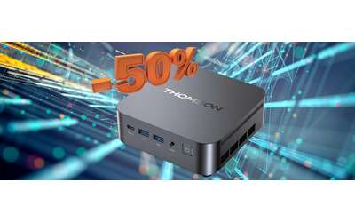 Mini PC con Ryzen 7 (16/512GB) a metà prezzo su Amazon: offerta imperdibile