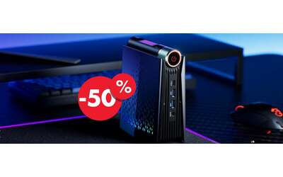 Mini PC potentissimo: Ryzen 7, 32GB RAM, 1TB SSD scontato di 560€