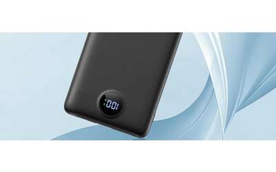 Mini power bank 10000mAh con ricarica rapida: offerta LAMPO su Amazon