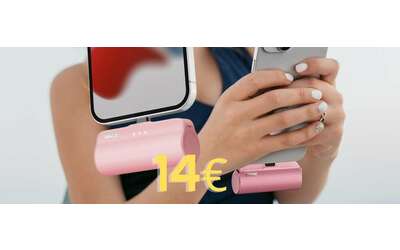 Mini Power Bank con connettore integrato per iPhone a soli 14€
