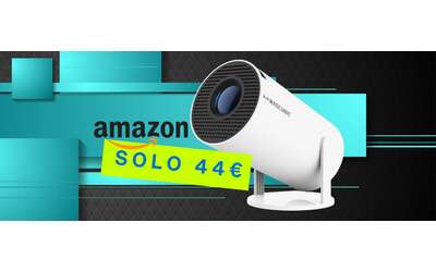 Mini  proiettore   4K  WiFi e Bluetooth  il cinema in casa  con  soli 44