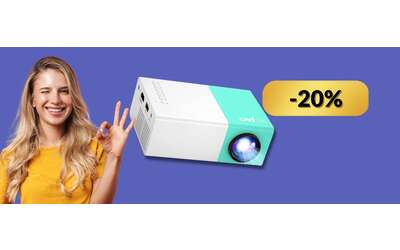 MINI proiettore portatile ma che qualità: appena 42€ per cinema a casa