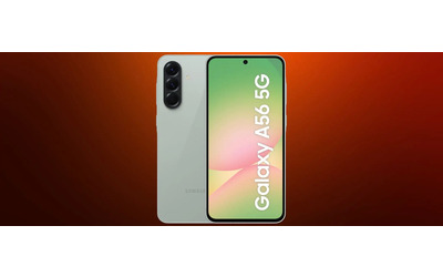 Minimo storico per Samsung Galaxy A56 5G: il medio gamma (5000mAh, IP67) scende a 299,90€