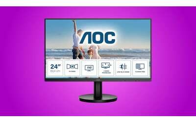 Monitor AOC da 24″ a prezzo stracciato: ancora per poco a soli 102€