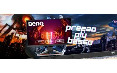 Monitor da gaming BenQ da 27″, 165Hz e 1ms al prezzo più basso di sempre