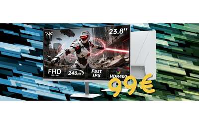 Monitor da gaming KTC da 24 pollici con pannello Fast ISP da 240Hz a un prezzaccio