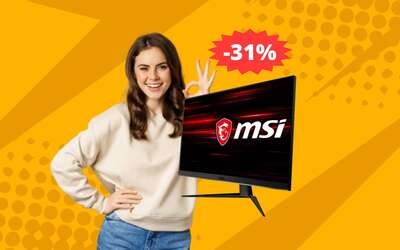 Monitor da gaming MSI: alte prestazioni in MEGA sconto del 31%