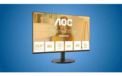 Monitor da ufficio AOC in super offerta: il migliore a soli 84€