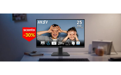 Monitor FullHD a 100Hz da 25”: non c’è gara a 69€, è praticamente perfetto