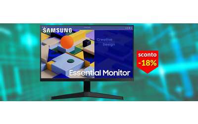 Monitor FullHD Samsung a poco più di 70€: occasionissima al Black Friday