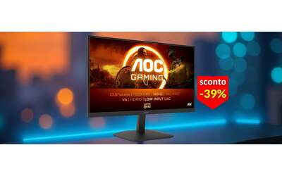 Monitor gaming 24” FullHD, 180Hz e con HDR10: non c’è di meglio a 79€