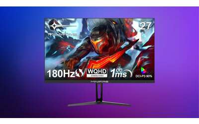 Monitor Gaming da 27 pollici WQHD 2K  in super offerta: risparmia con il coupon