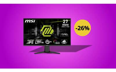 Monitor MSI MAG da 27″ in offerta: a 209€ è da prendere subito