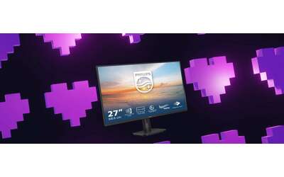 Monitor Philips 27″: il tuttofare per gaming, lavoro e intrattenimento a 111€
