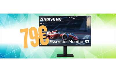 Monitor Samsung S30GD da 24″ FHD con pannello IPS da 100 Hz (79€)