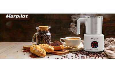 Montalatte elettrico 6 in 1 cappuccini e non solo come al bar in super sconto
