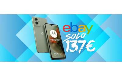 Motorola Moto G55 5G da 256GB è su eBay a soli 137€, un vero affare