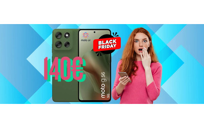 Motorola moto g56 5G a un prezzo sconvolgente con le offerte Black Friday Amazon