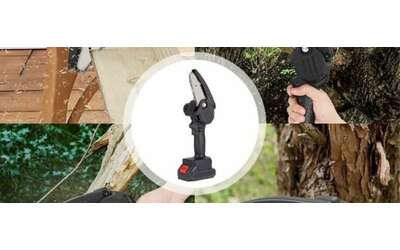 Motosega a 21,84€ con DOPPIA batteria: potature facili e prezzo BOMBA