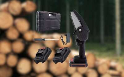 Motosega a 21,99€: prezzo strepitoso e 2 batterie in OMAGGIO (promo limitata)