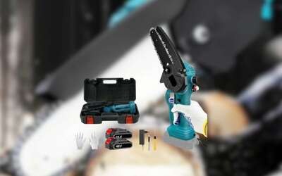Motosega a 28€ con 2 batterie e valigetta in omaggio: promo POTATURA facile