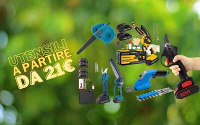 Motoseghe, soffiatori, decespugliatori e altri: MEGA promo WOW Amazon da 21€