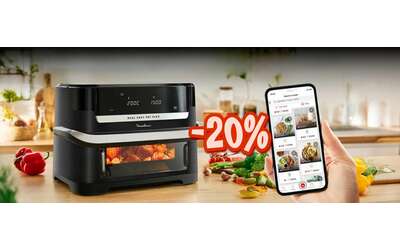 Moulinex Dual Easy Fry Flex la friggitrice ad aria per famiglie a 20 su Amazon