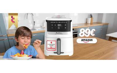 Moulinex Easy Fry Silence rivoluzione in cucina, 5L e 10 programmi (89€)