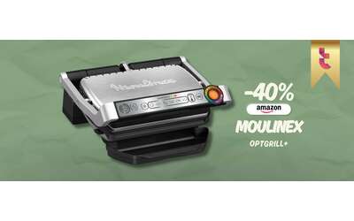 Moulinex Optigrill+ è la griglia elettrica che ti fa CHEF, -40% su Amazon