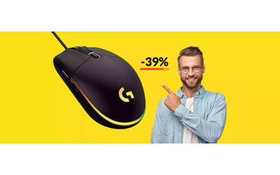 Mouse gaming Logitech per chi cerca PRECISIONE assoluta (24€)