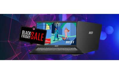 MSI Modern 15 con AMD Ryzen 5 e 16GB di RAM a un super prezzo Black Friday
