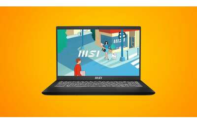 MSI Modern 15: un super laptop con Windows 11 a soli 385€ su Amazon