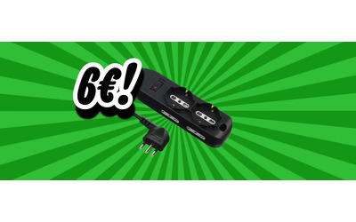 Multipresa 6 Posti Electraline a soli 6 su Amazon
