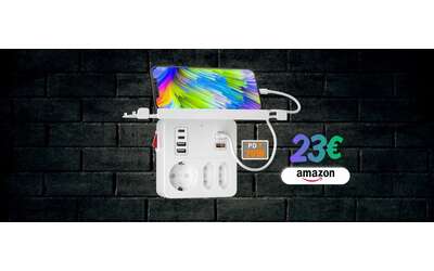 Multipresa intelligente: funziona anche da mensola 10in1, soli 23€
