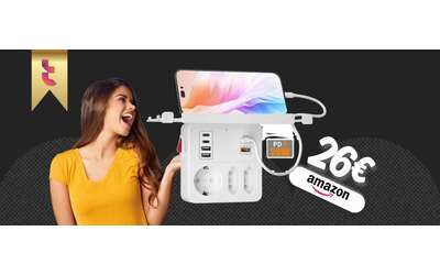 Multipresa o comodino 10 in 1? Geniale e anche economica con coupon