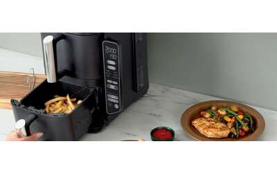 Ninja Double Stack: la friggitrice ad aria VERTICALE a 2 scomparti oggi crolla di prezzo (-49%)