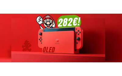 Nintendo Switch OLED: l’edizione limitata di Super Mario costa pochissimo grazie al COUPON!